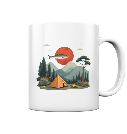 Clever Outdoor Red Sun Fish - Tasse glossy - clever-outdoor.de