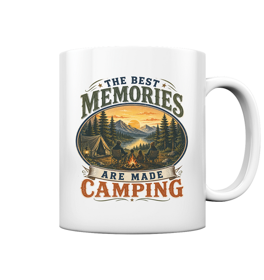 Clever Outdoor The Best Memories Are Made Camping - Tasse glossy - clever-outdoor.de