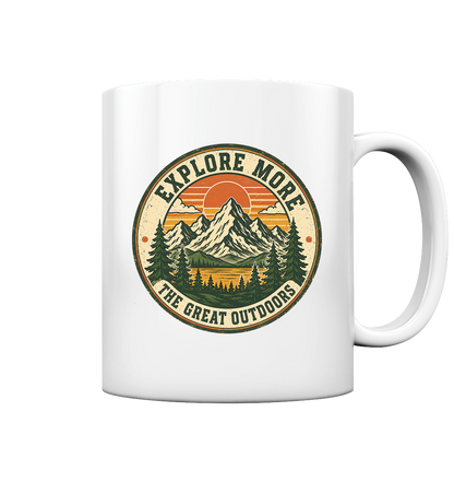 Clever Outdoor Explore More The Great Outdoors - Tasse glossy