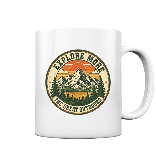 Clever Outdoor Explore More The Great Outdoors - Tasse glossy - clever-outdoor.de
