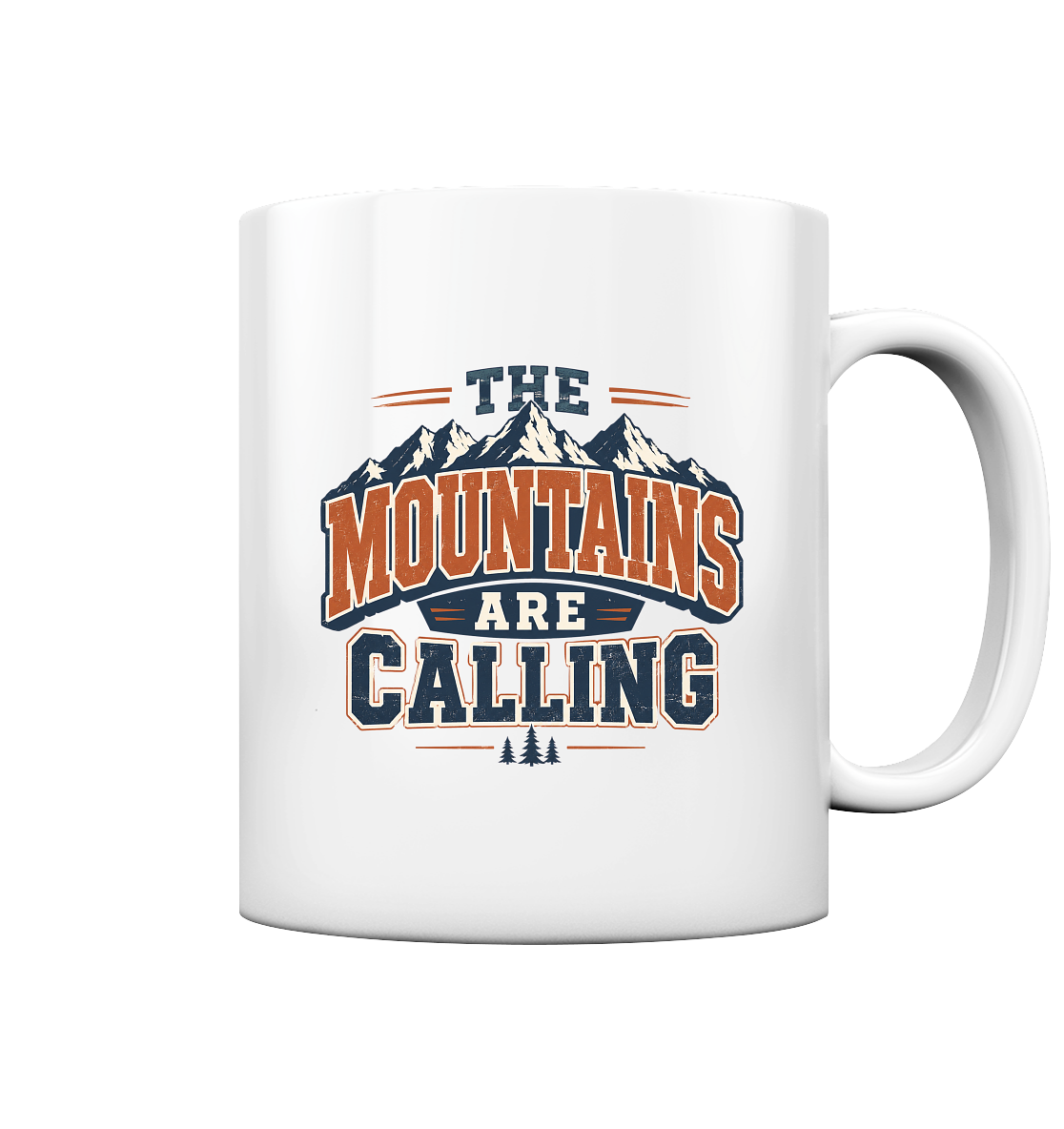 Clever Outdoor The Mountains Are Calling - Tasse glossy