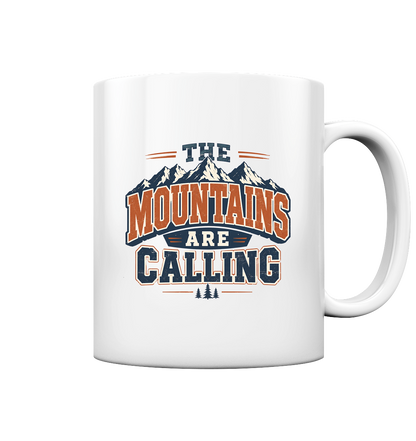 Clever Outdoor The Mountains Are Calling - Tasse glossy