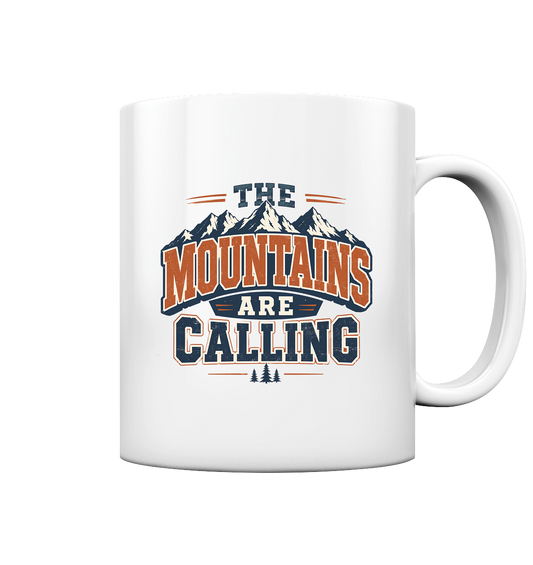 Clever Outdoor The Mountains Are Calling - Tasse glossy - clever-outdoor.de