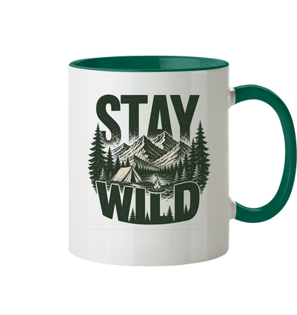 Clever Outdoor Stay Wild  - Tasse zweifarbig