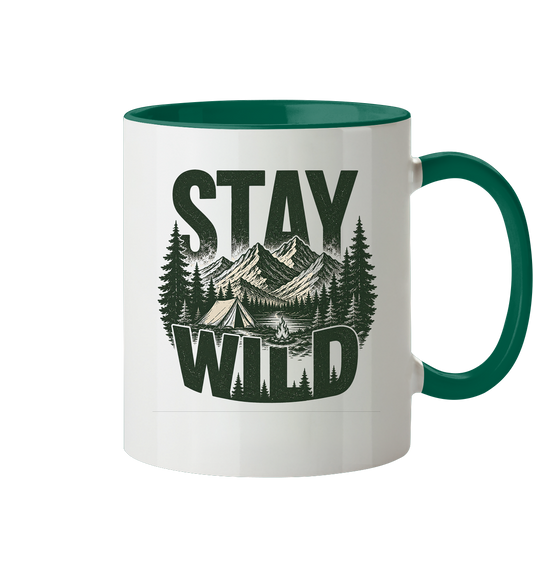 Clever Outdoor Stay Wild  - Tasse zweifarbig - clever-outdoor.de