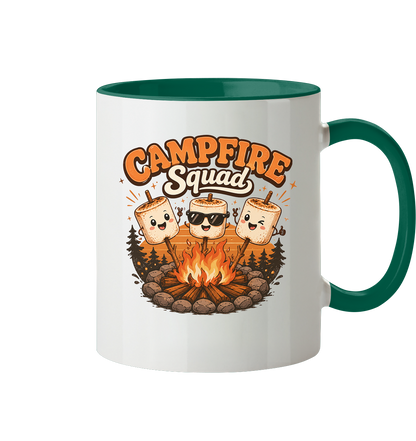 Clever Outdoor Campfire Squad - Tasse zweifarbig