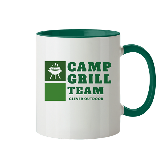 Clever Outdoor Camp Grill Team  - Tasse zweifarbig - clever-outdoor.de