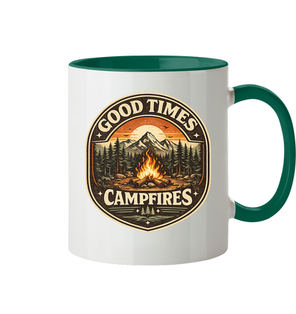 Clever Outdoor Good Times Campfires - Tasse zweifarbig