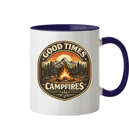 Clever Outdoor Good Times Campfires - Tasse zweifarbig