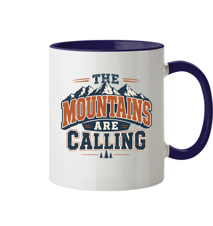 Clever Outdoor The Mountains Are Calling - Tasse zweifarbig