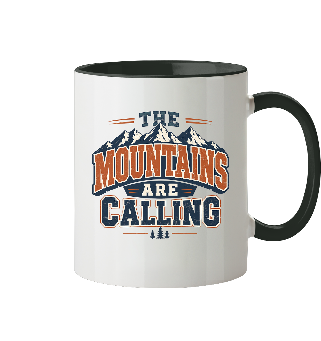 Clever Outdoor The Mountains Are Calling - Tasse zweifarbig