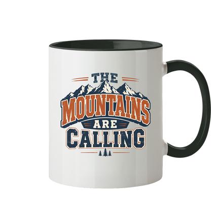Clever Outdoor The Mountains Are Calling - Tasse zweifarbig