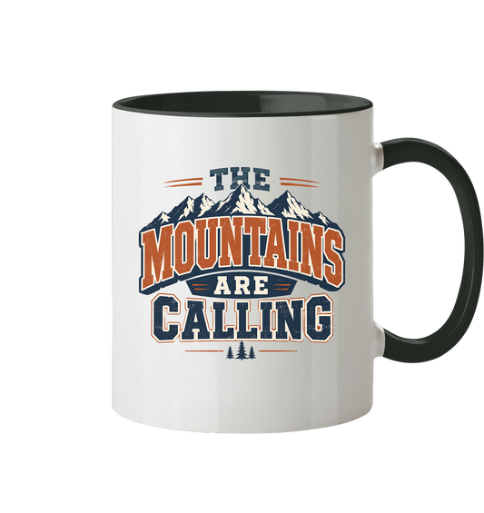Clever Outdoor The Mountains Are Calling - Tasse zweifarbig - clever-outdoor.de