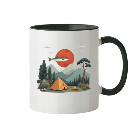 Clever Outdoor Red Sun Fish - Tasse zweifarbig