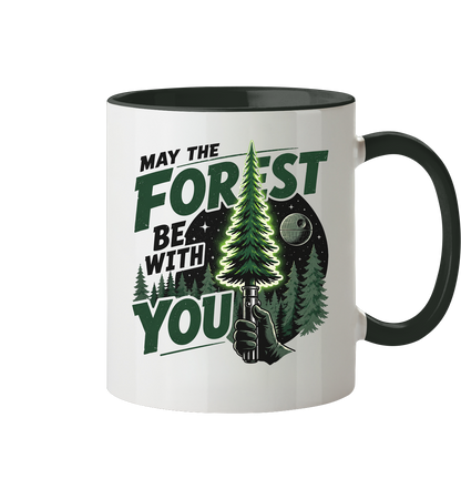 Clever Outdoor May The Forest Be With You - Tasse zweifarbig