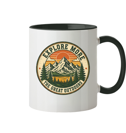 Clever Outdoor Explore More The Great Outdoors - Tasse zweifarbig