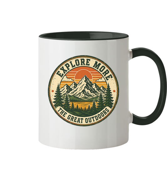 Clever Outdoor Explore More The Great Outdoors - Tasse zweifarbig - clever-outdoor.de