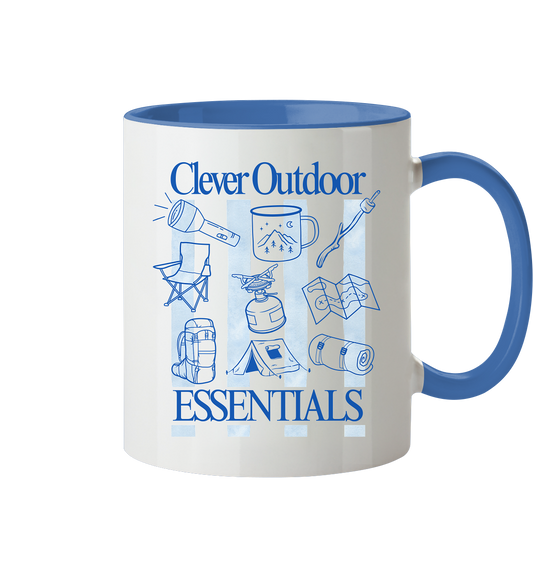 Clever Outdoor Essentials  - Tasse zweifarbig - clever-outdoor.de
