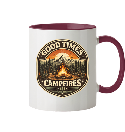 Clever Outdoor Good Times Campfires - Tasse zweifarbig