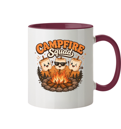 Clever Outdoor Campfire Squad - Tasse zweifarbig