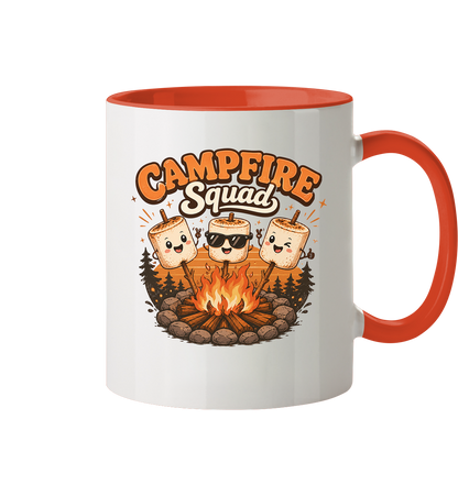 Clever Outdoor Campfire Squad - Tasse zweifarbig