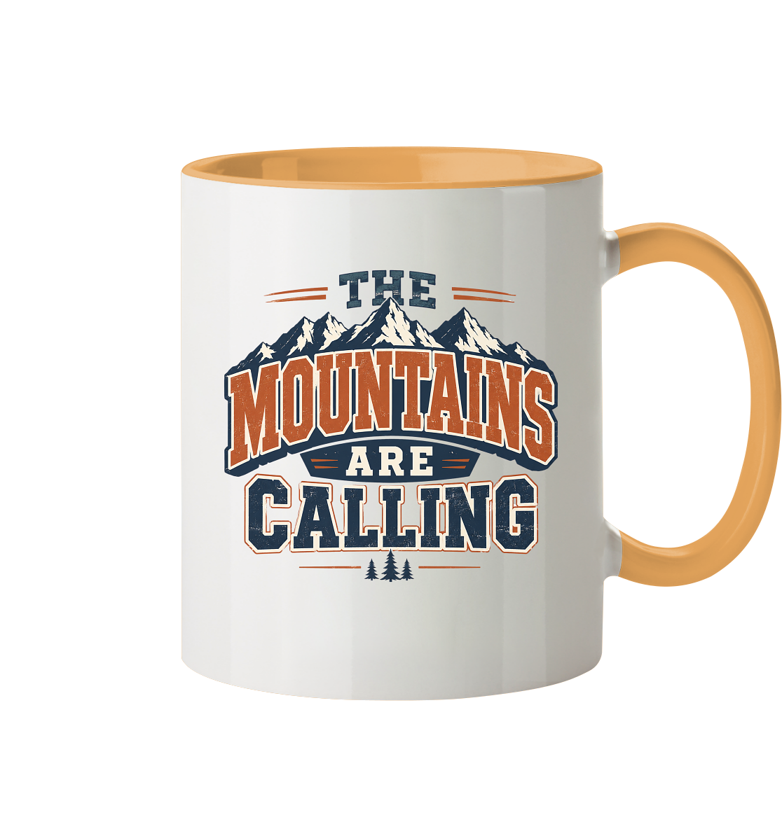 Clever Outdoor The Mountains Are Calling - Tasse zweifarbig