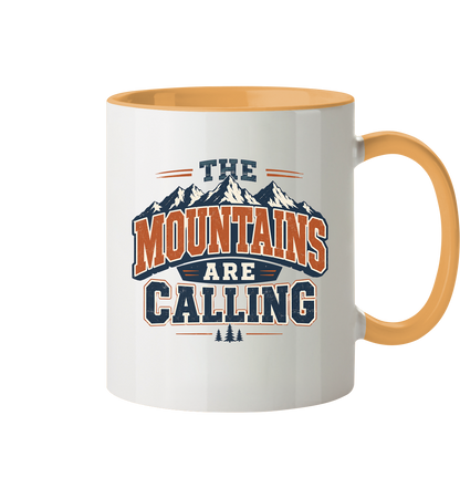 Clever Outdoor The Mountains Are Calling - Tasse zweifarbig