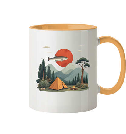 Clever Outdoor Red Sun Fish - Tasse zweifarbig
