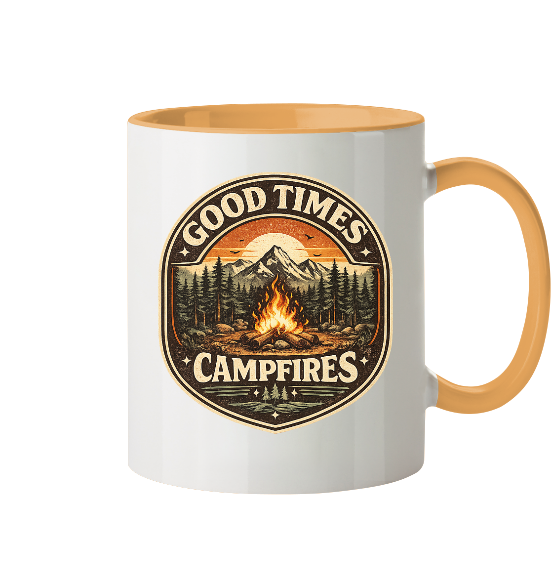 Clever Outdoor Good Times Campfires - Tasse zweifarbig