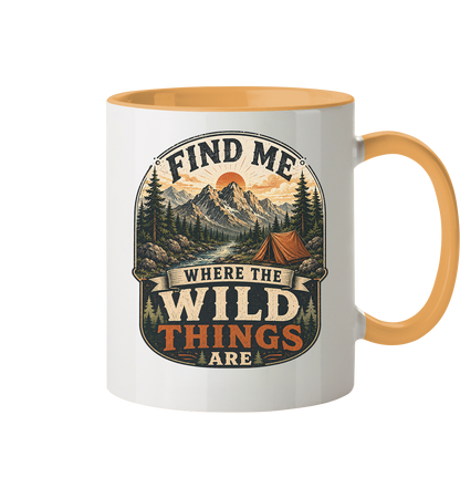 Clever Outdoor Find Me Where The Wild Things Are  - Tasse zweifarbig - clever-outdoor.de
