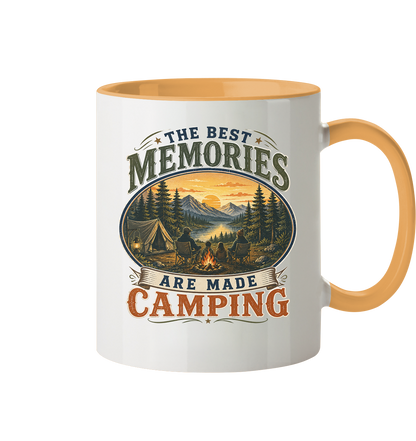 Clever Outdoor The Best Memories Are Made Camping - Tasse zweifarbig