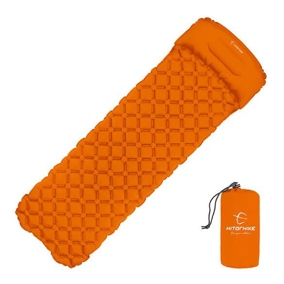 Outdoor Camping Isomatte Ultraleicht aufblasbar 190cm blau grün camouflage orange clever-outdoor