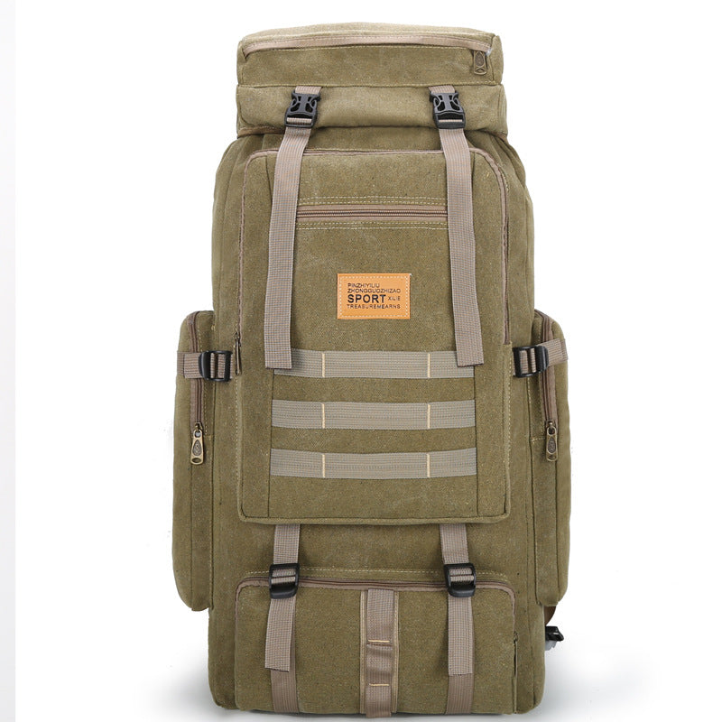 Beige Rucksack 70 Liter Bergsteiger