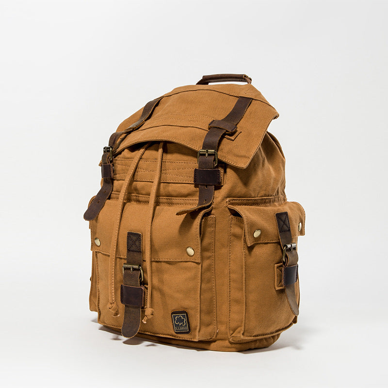 wanderrucksack vintage Retro Outdoor Rucksack Vintage braun grün 35 Liter – clever-outdoor.de