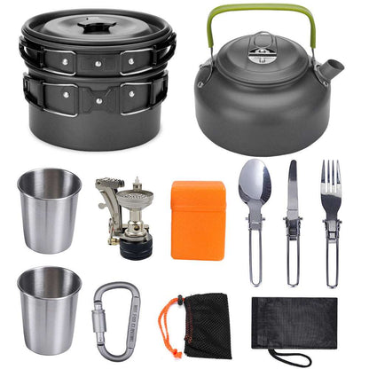 Outdoor Camping Kochgeschirr Kit Antihaft