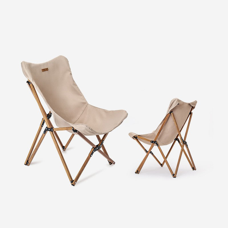 Outdoor Klappstuhl Aluminium Camping Stuhl Komfort schwarz khaki stabi –